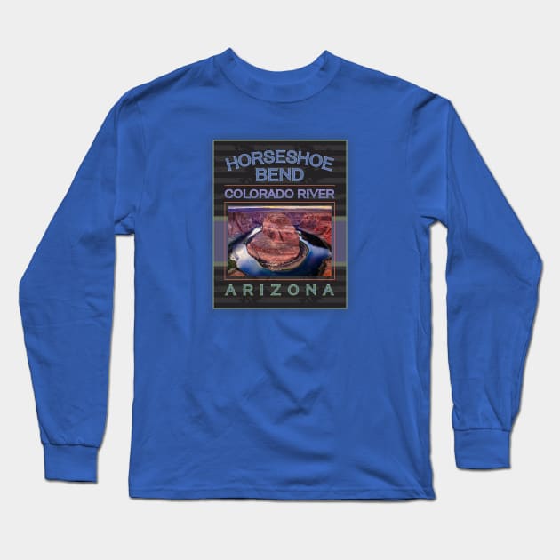 Horseshoe Bend Long Sleeve T-Shirt by Dale Preston Design